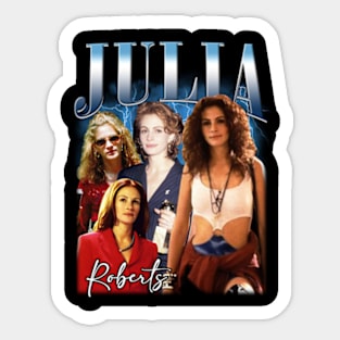 Retro recognizable faces in film Sticker